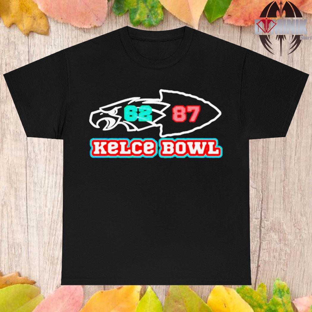 Official Kelce bowl 62 eagles vs 87 Chiefs T-shirt