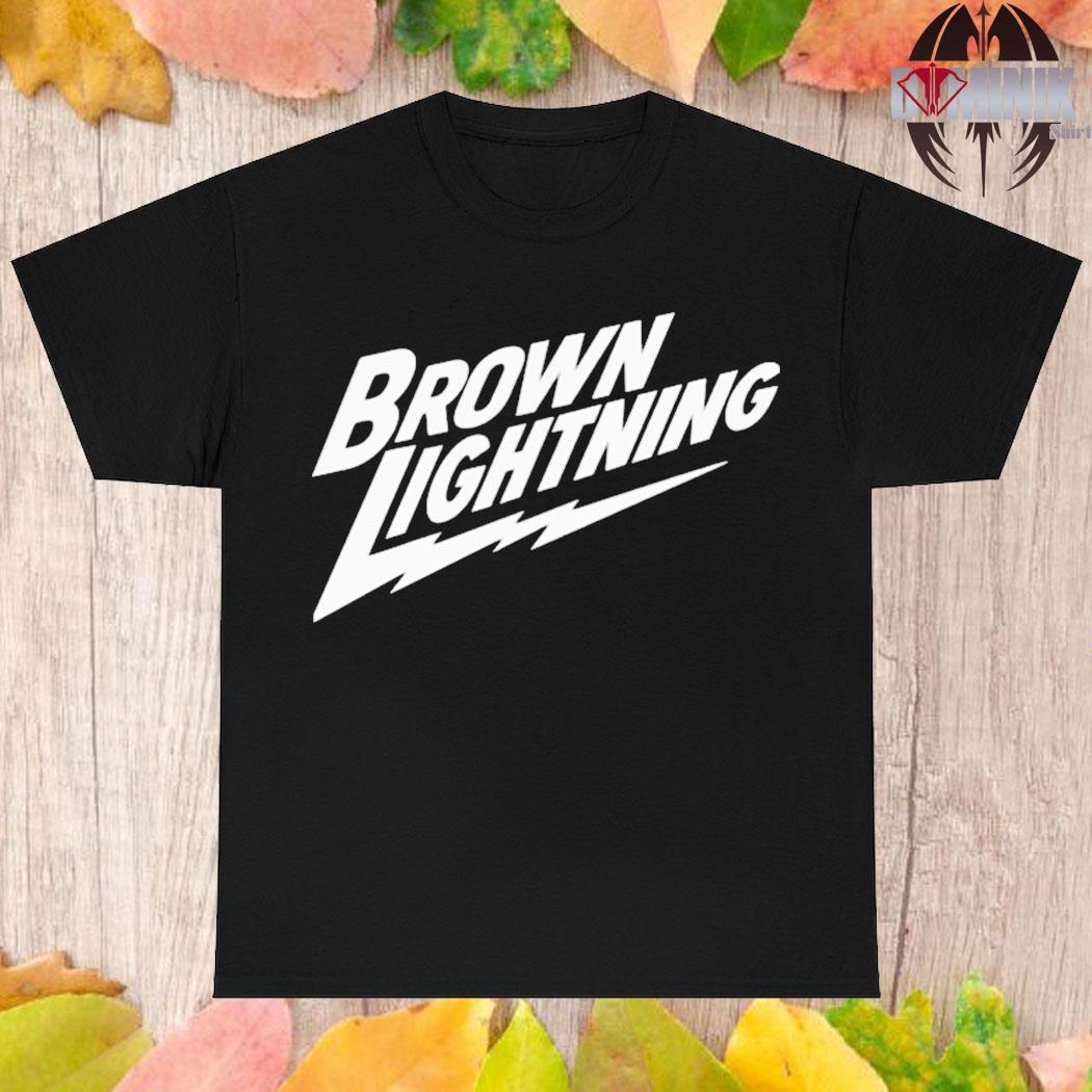 Official Lamorne brown lighting T-shirt