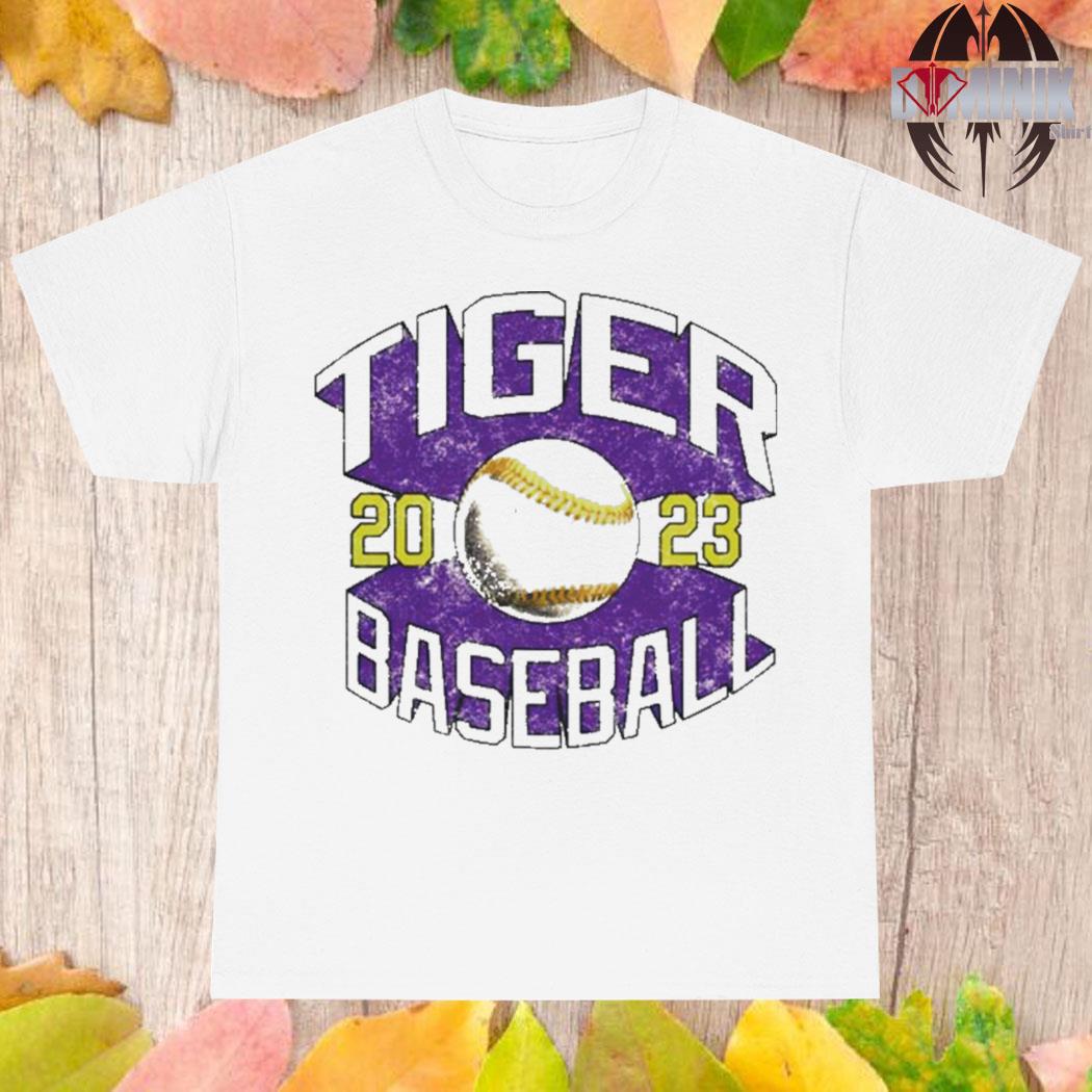 Official Lsu tiger baseball 2023 logo T-shirt