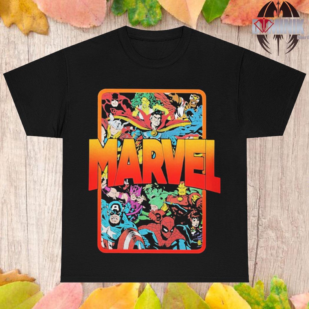Official Mario judah wearing Marvel comics old school characters T-shirt