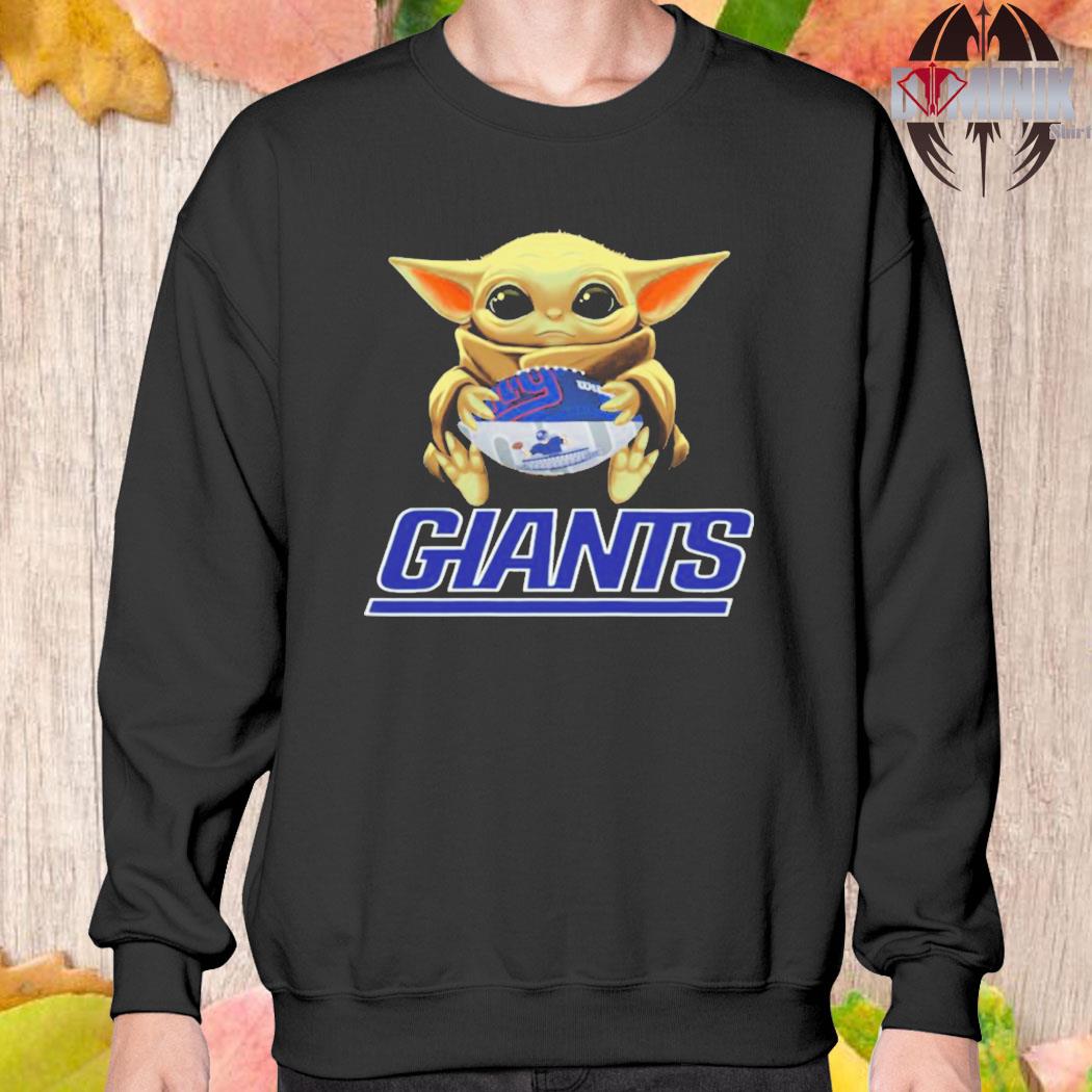 NFL Football New York Giants Baby Yoda Star Wars shirt, hoodie