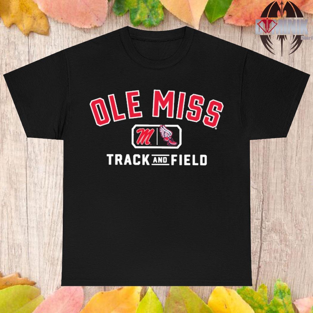 Official Ole miss rebels track and field lock-up T-shirt