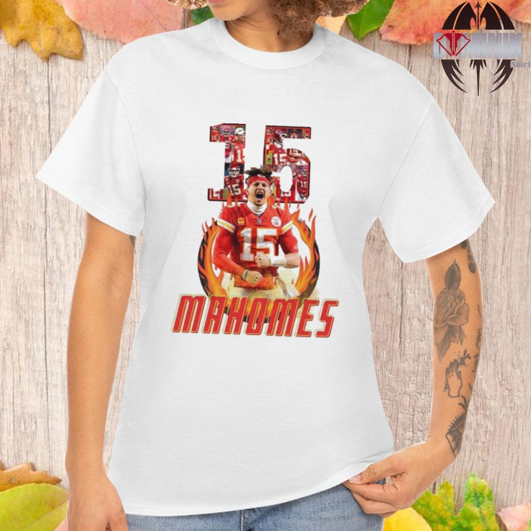 Majestic kansas City Chiefs long sleeved Shirt Patrick Mahomes #15 Logo  wmns 2x