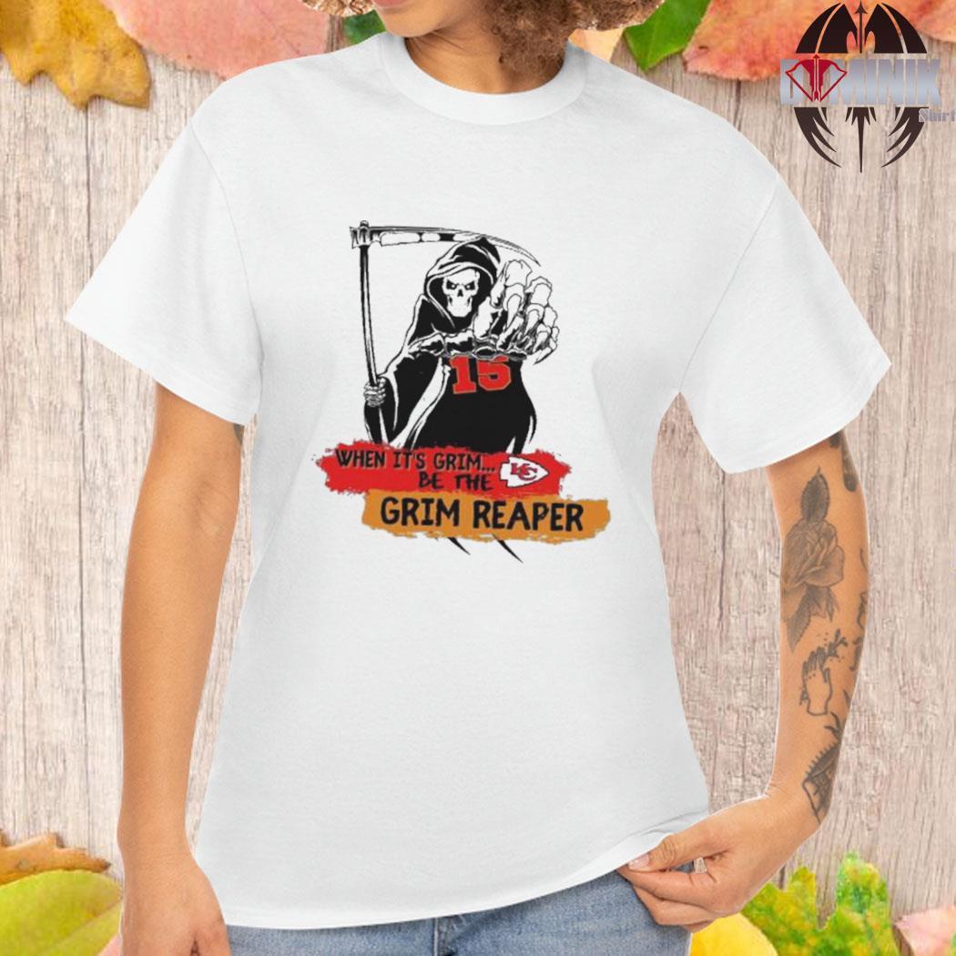 Patrick Mahomes Grim Reaper Kansas City Chiefs shirt, hoodie, sweater, long  sleeve and tank top