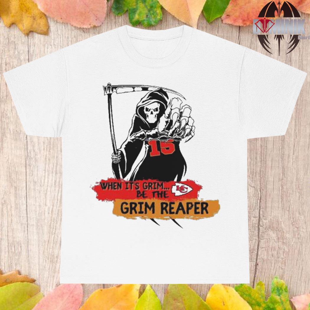 Patrick Mahomes , Mahomes Grim Reaper , Be The Grim Reaper Chiefs Tee Shirt,  hoodie, sweater and long sleeve