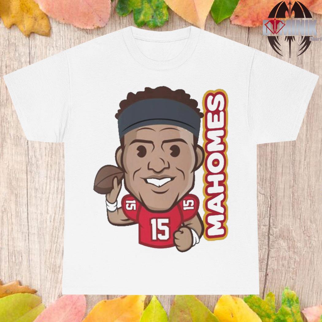Official Patrick mahomes Kansas city Chiefs super bowl lviI 2023 player caricature T-shirt