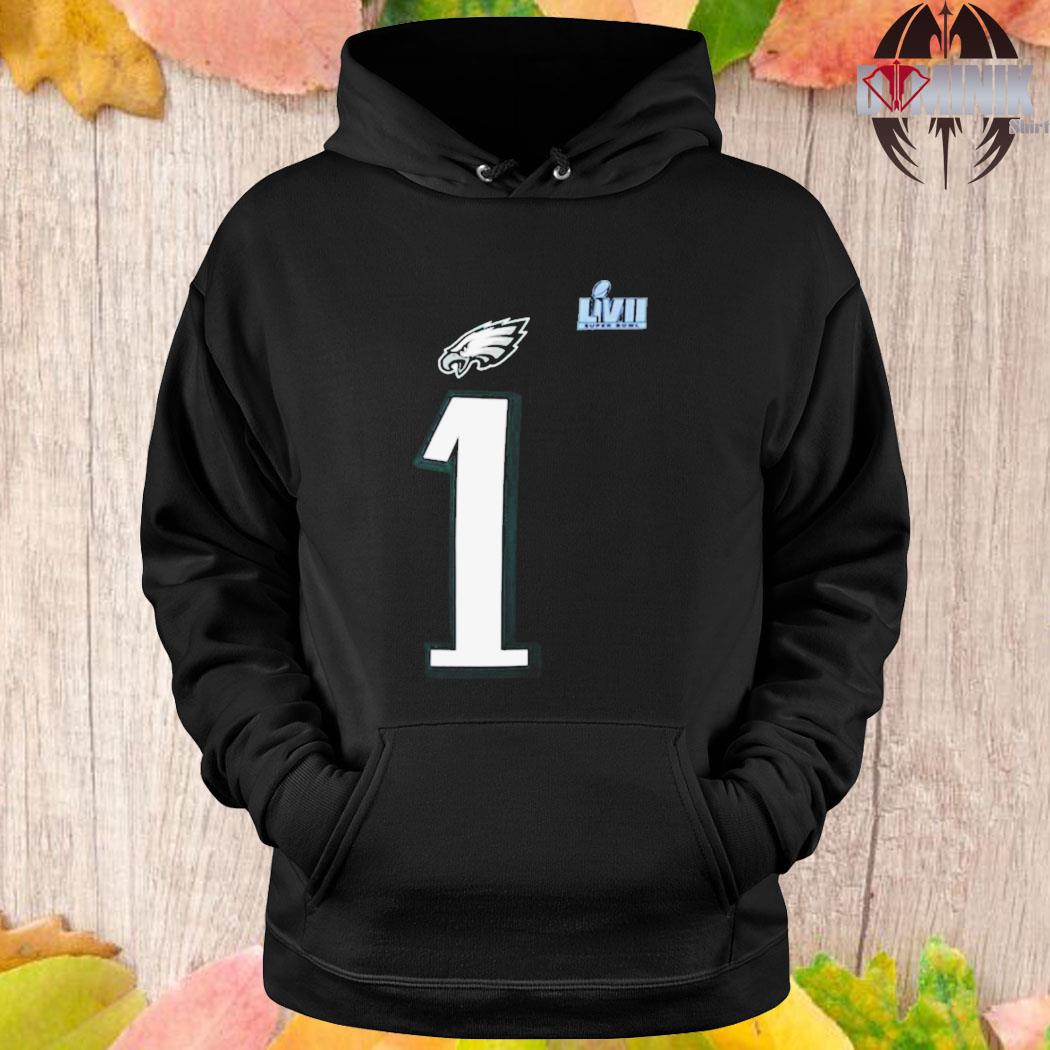Jalen Hurts Philadelphia Eagles Nike Super Bowl LVII Patch Atmosphere  Fashion Game Jersey Shirt, hoodie, sweater, long sleeve and tank top