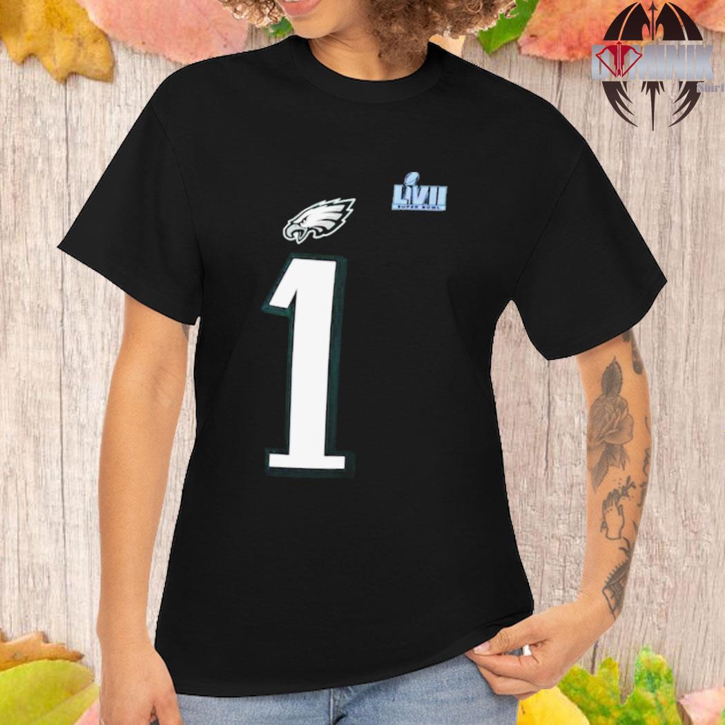 Philadelphia Eagles Jalen Hurts Nike Black Super Bowl LVII 2023 shirt -  Peanutstee