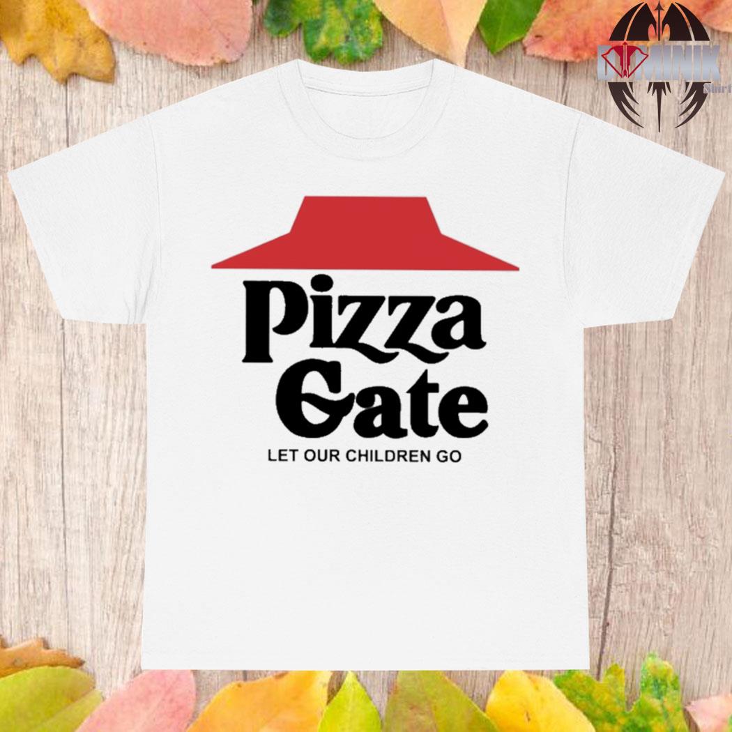 Official Pizza gate let our children go T-shirt