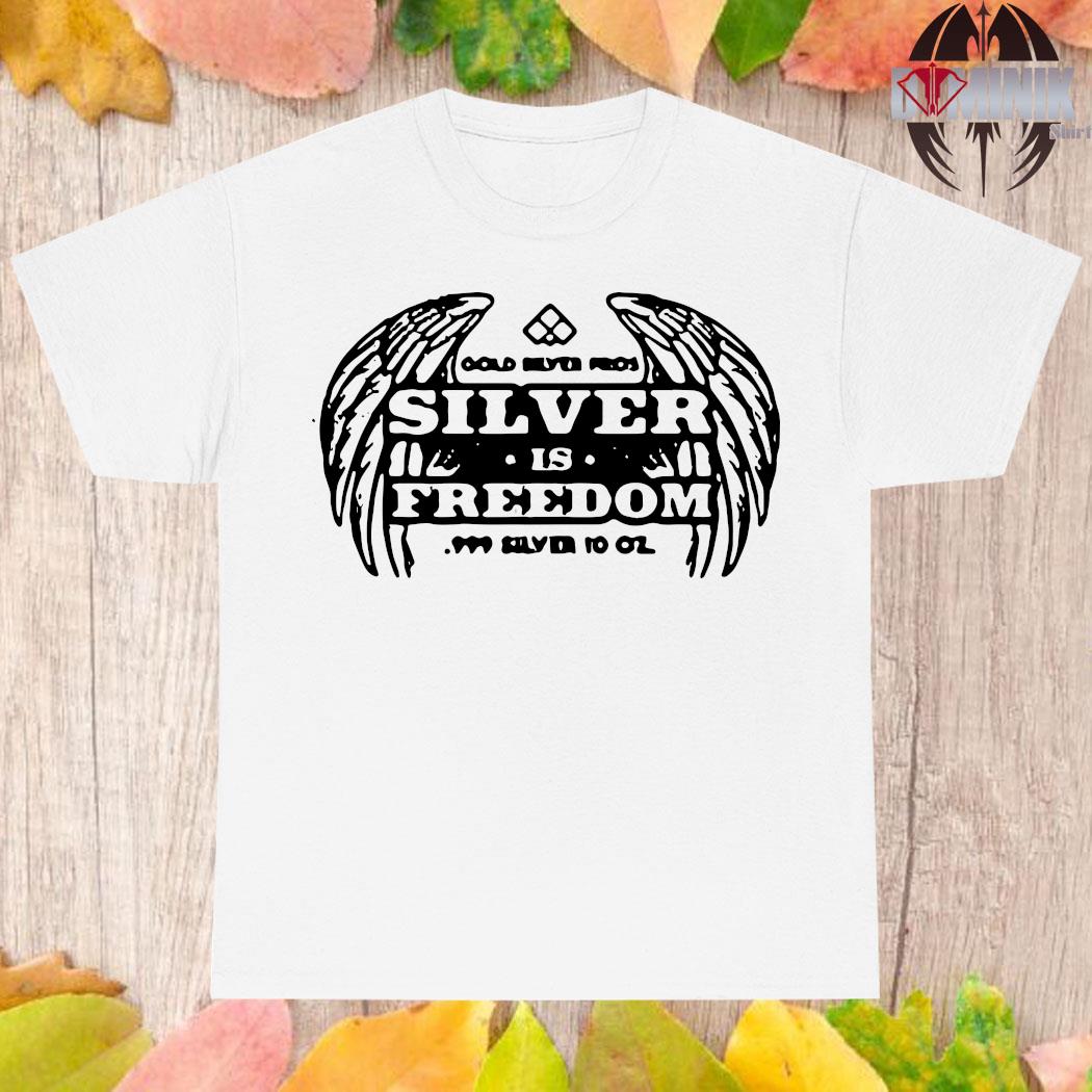 Official Rob kientz gold silver pros silver is freedom T-shirt