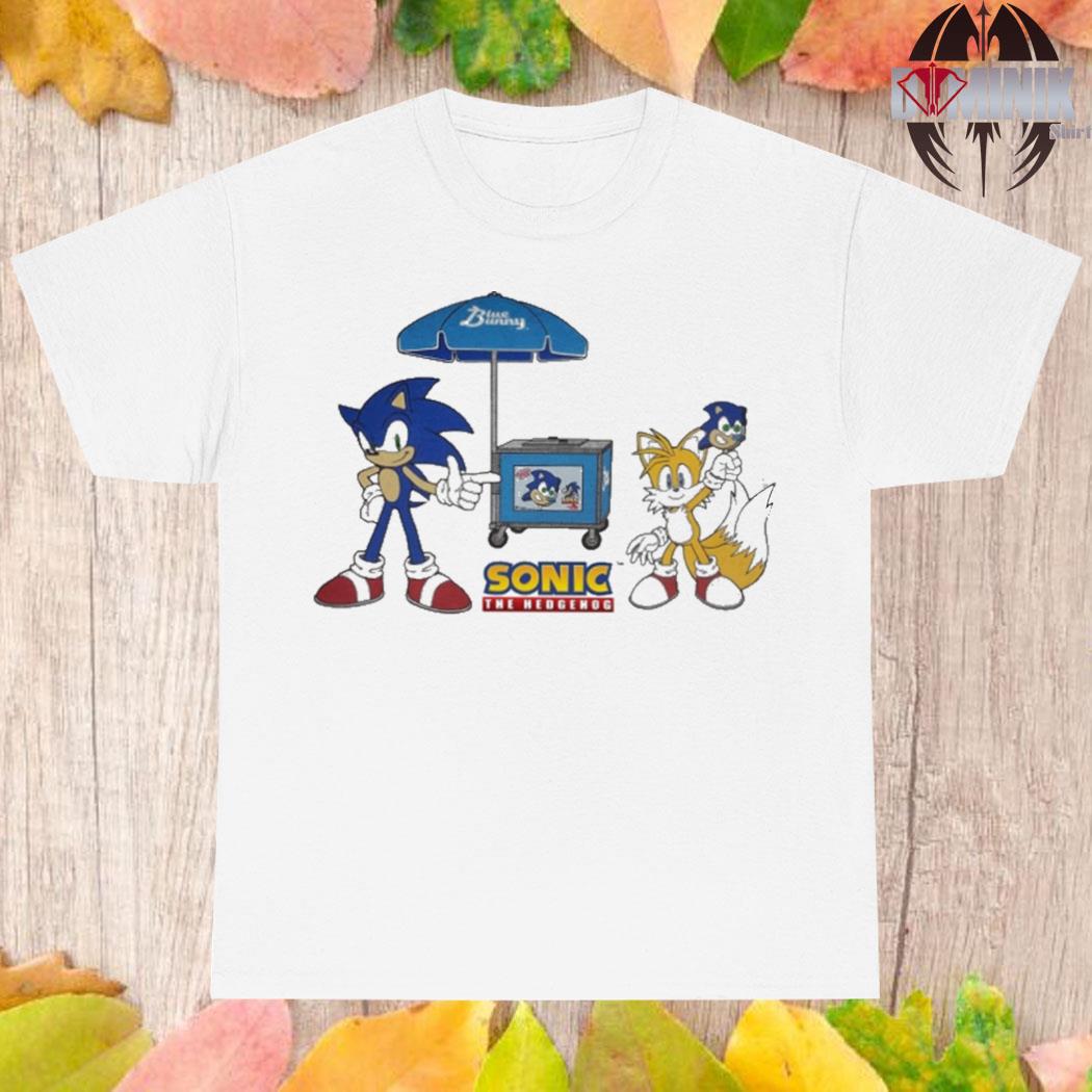 Official Sonic blue bunny ice cream trucks T-shirt