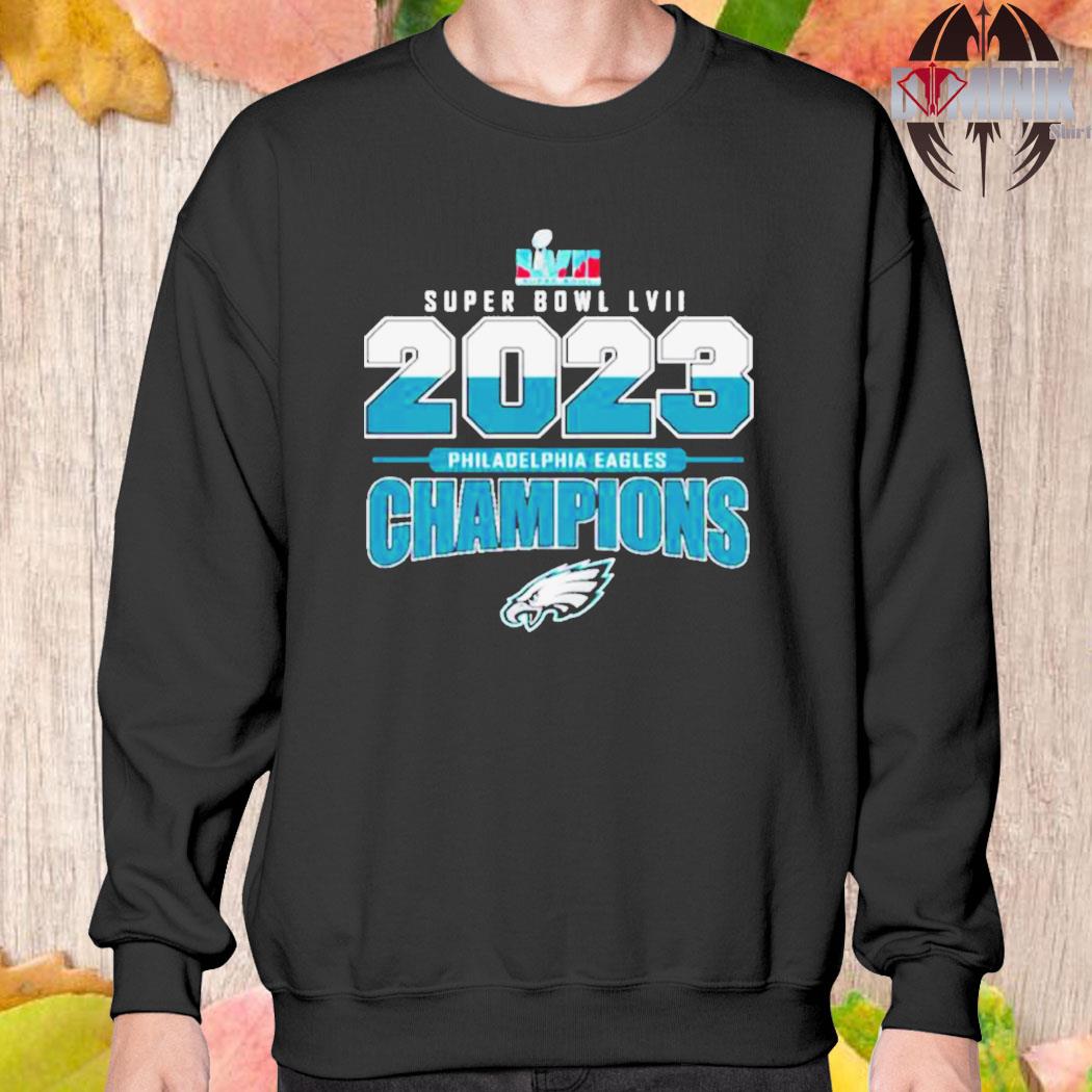 The philadelphia eagles 2023 super bowl champions shirt, hoodie, sweater,  long sleeve and tank top