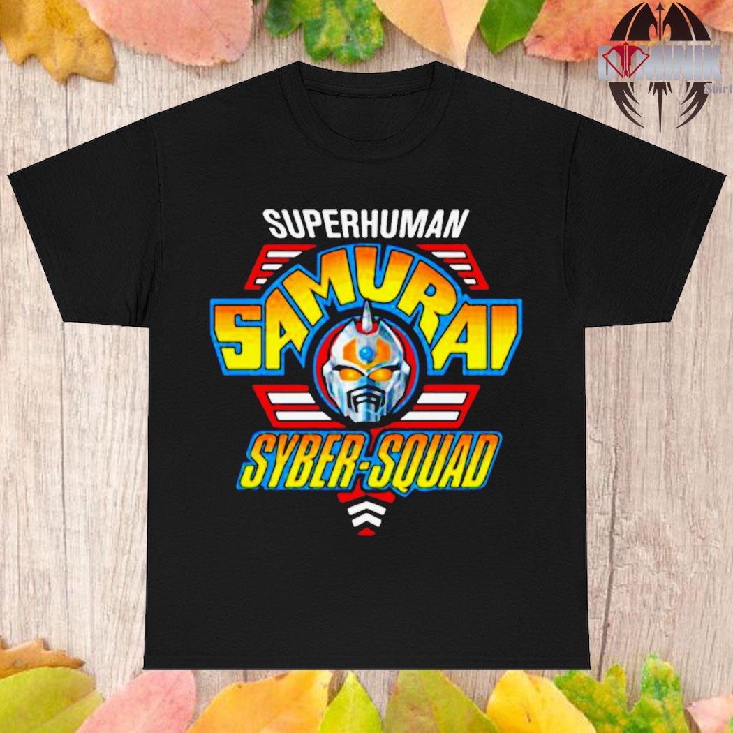 Official Superhuman samuraI syber squad logo ultraman T-shirt
