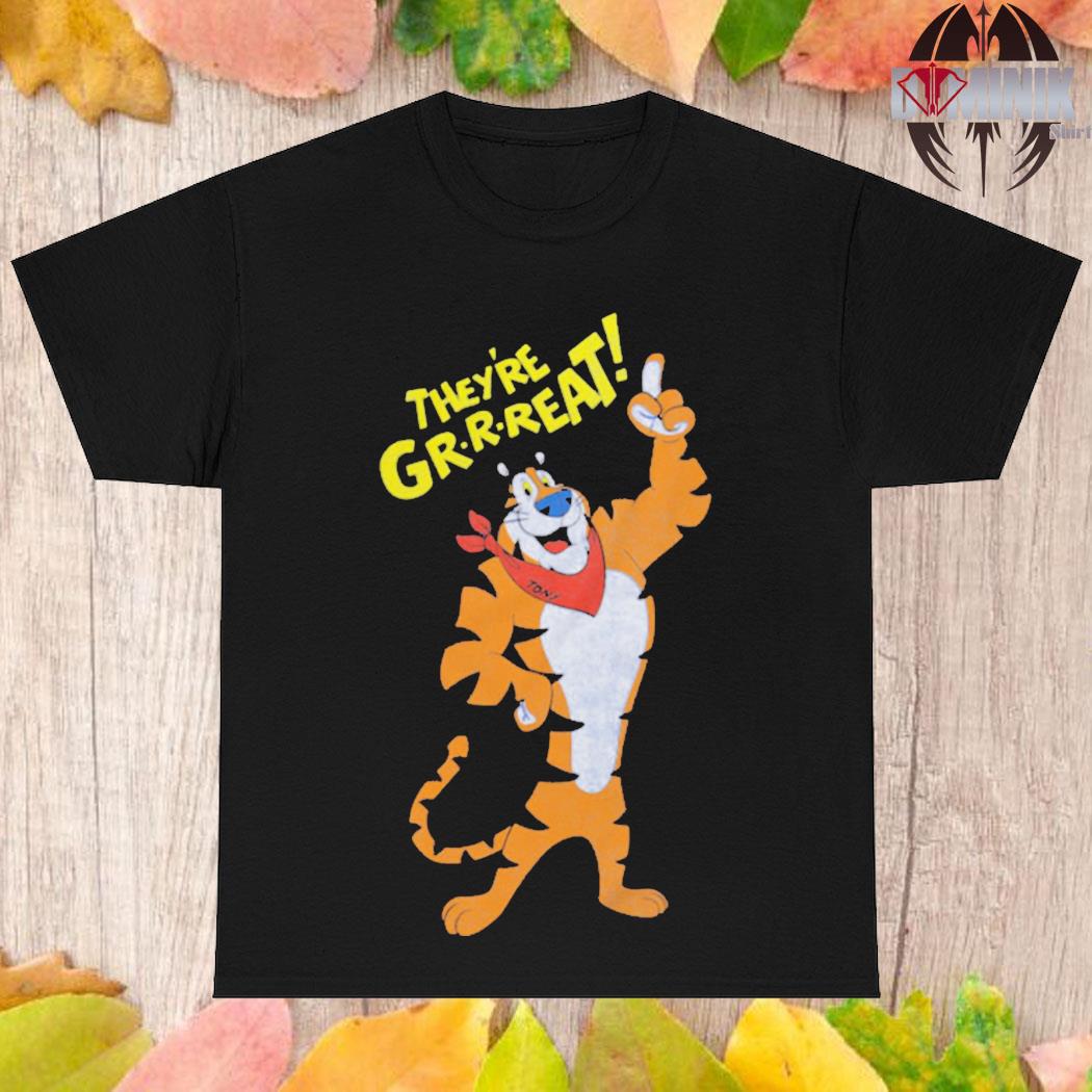 Official Tony the tiger they're great frosted flakes T-shirt