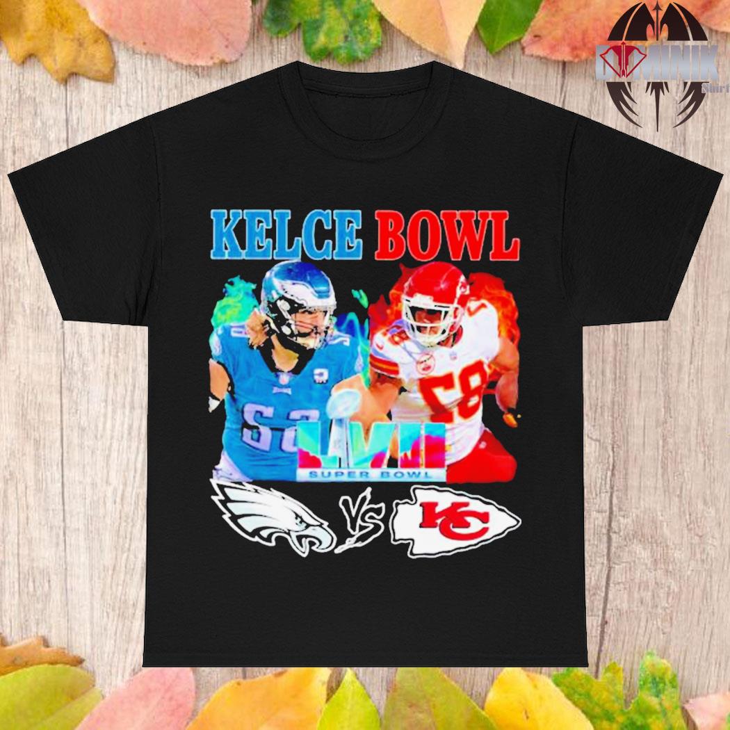 Travis and Jason Kelce Super Bowl LVII T-Shirt - Ink In Action