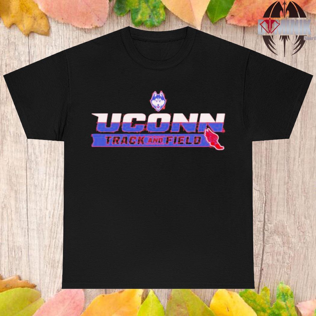 Official Uconn huskies track and field finish line T-shirt
