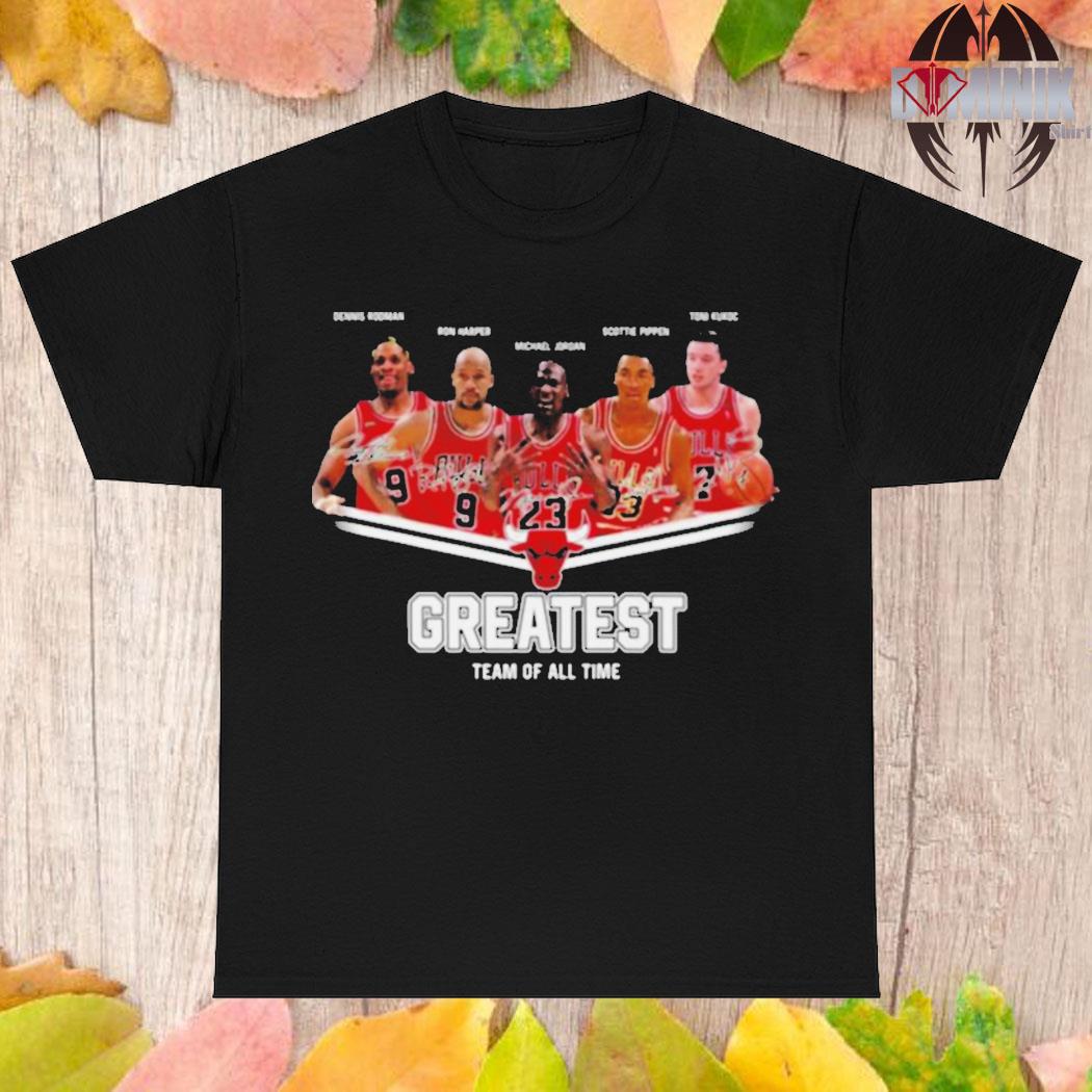 Chicago Bulls Greatest Team Of All Time Signatures shirt, hoodie, sweater,  long sleeve and tank top