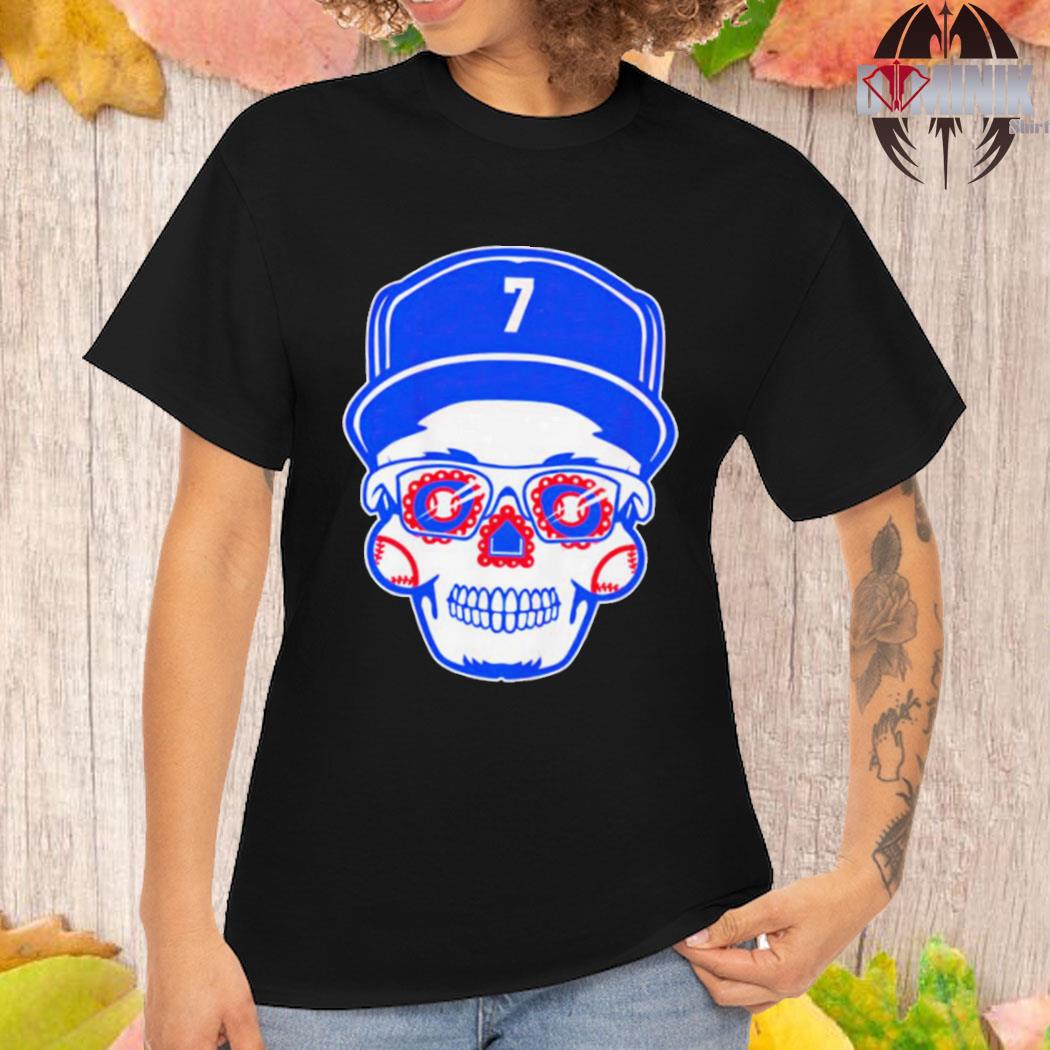 Julio Urias Sugar Skull T-Shirt - Yesweli