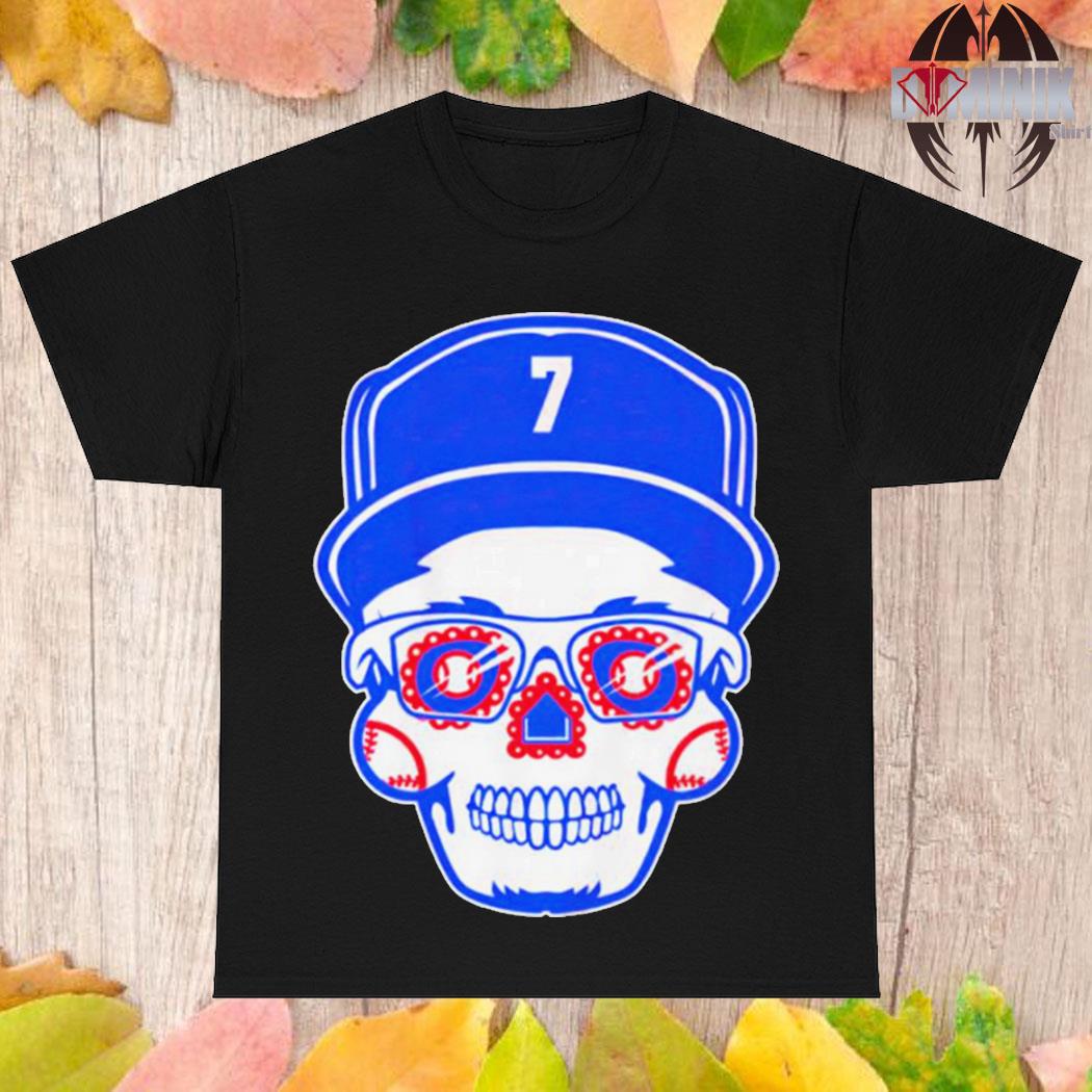 Julio Urias Sugar Skull T-shirt - Shibtee Clothing