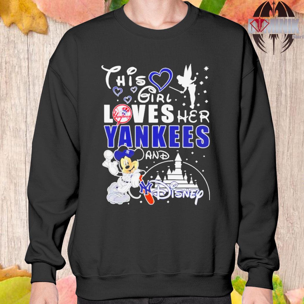 Mickey mouse new york yankees logo shirt, hoodie, sweater, long