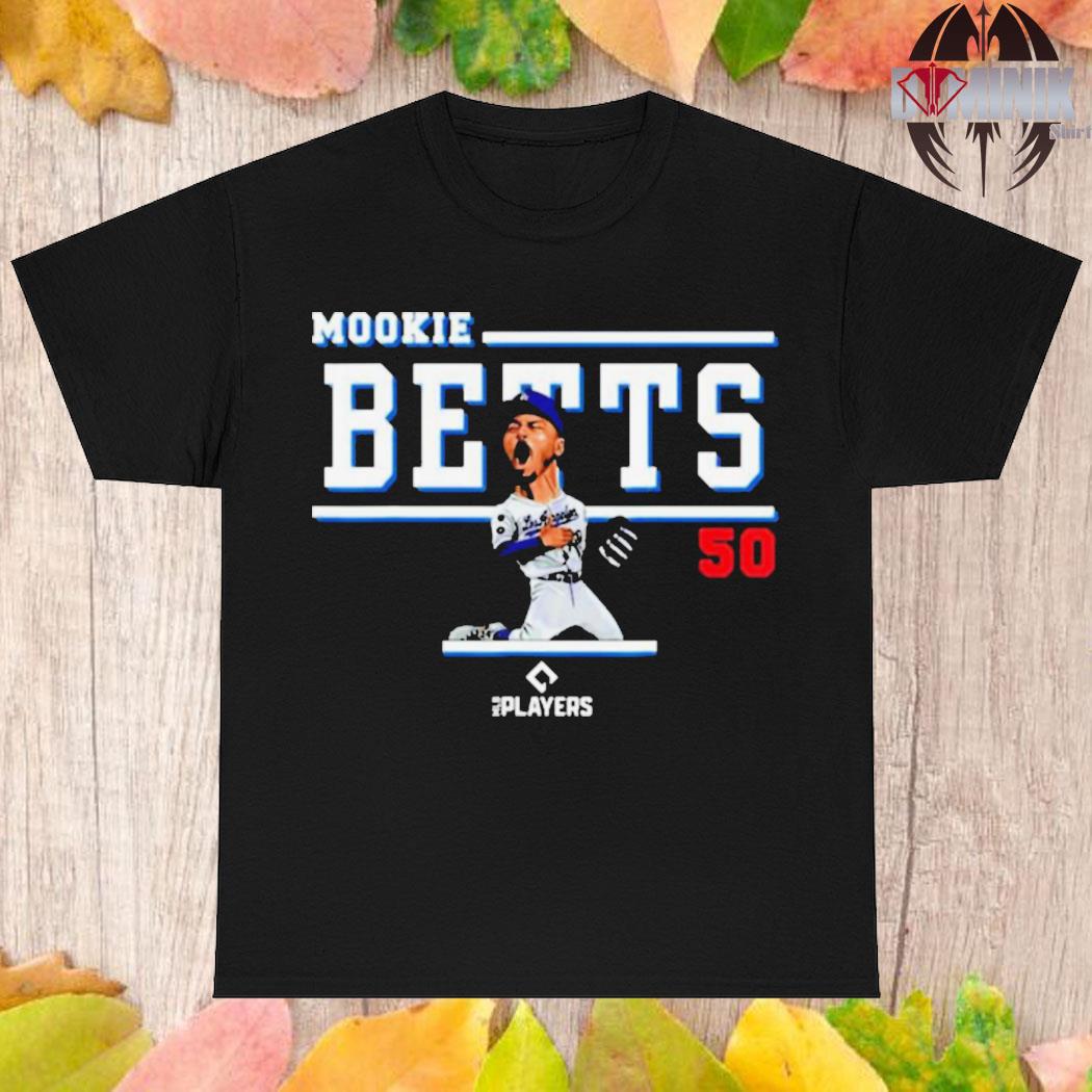 Mookie Betts Kids T-Shirt - Tri Gray - Los Angeles | 500 Level Major League Baseball Players Association (MLBPA)