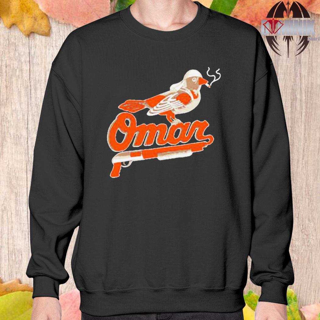 Omar The Wire Baltimore Oriole 100% Cotton T-Shirt Men And Women