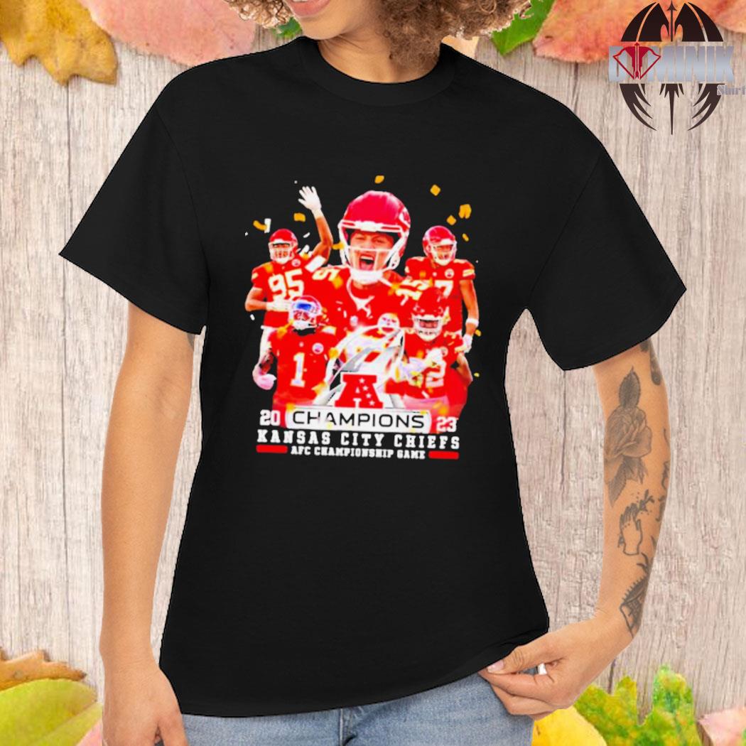 Official kansas City Chiefs AFC Champions 2023 T-Shirts, hoodie