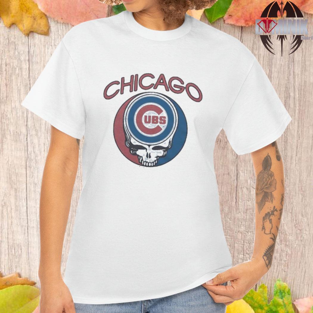 Chicago Cubs Homage Grateful Dead Tri-blend Shirt