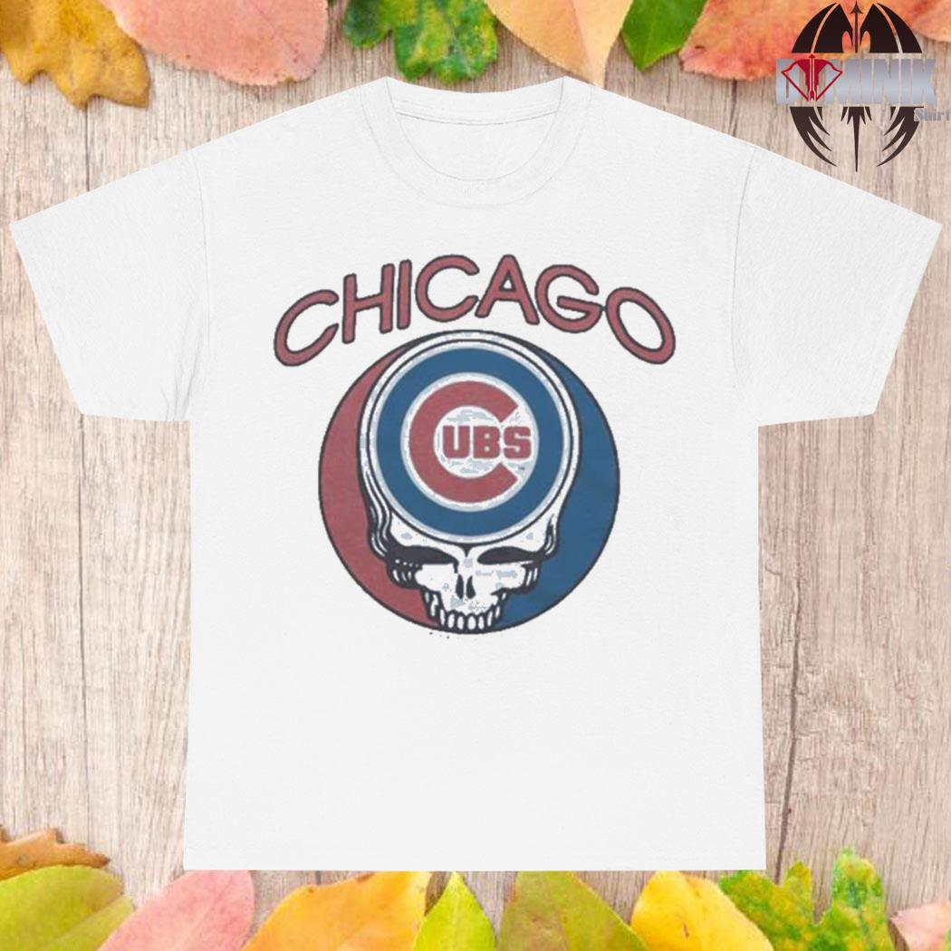 Official Chicago Cubs homage grateful dead triblend T-shirt