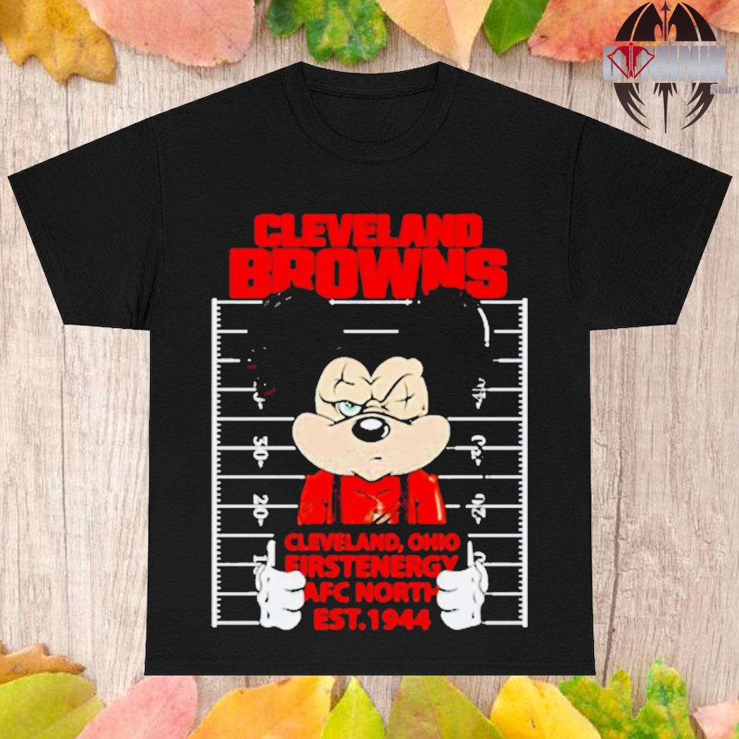 cleveland browns mickey mouse shirt