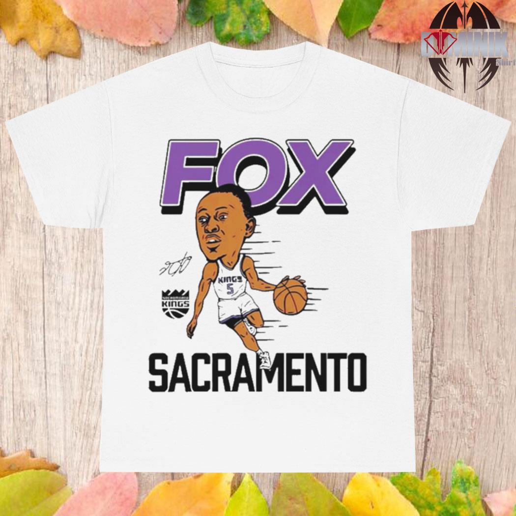 De'Aaron Fox Sacramento Kings basketball Clutch is spelled as Fox signature  gift shirt, hoodie, sweater, long sleeve and tank top