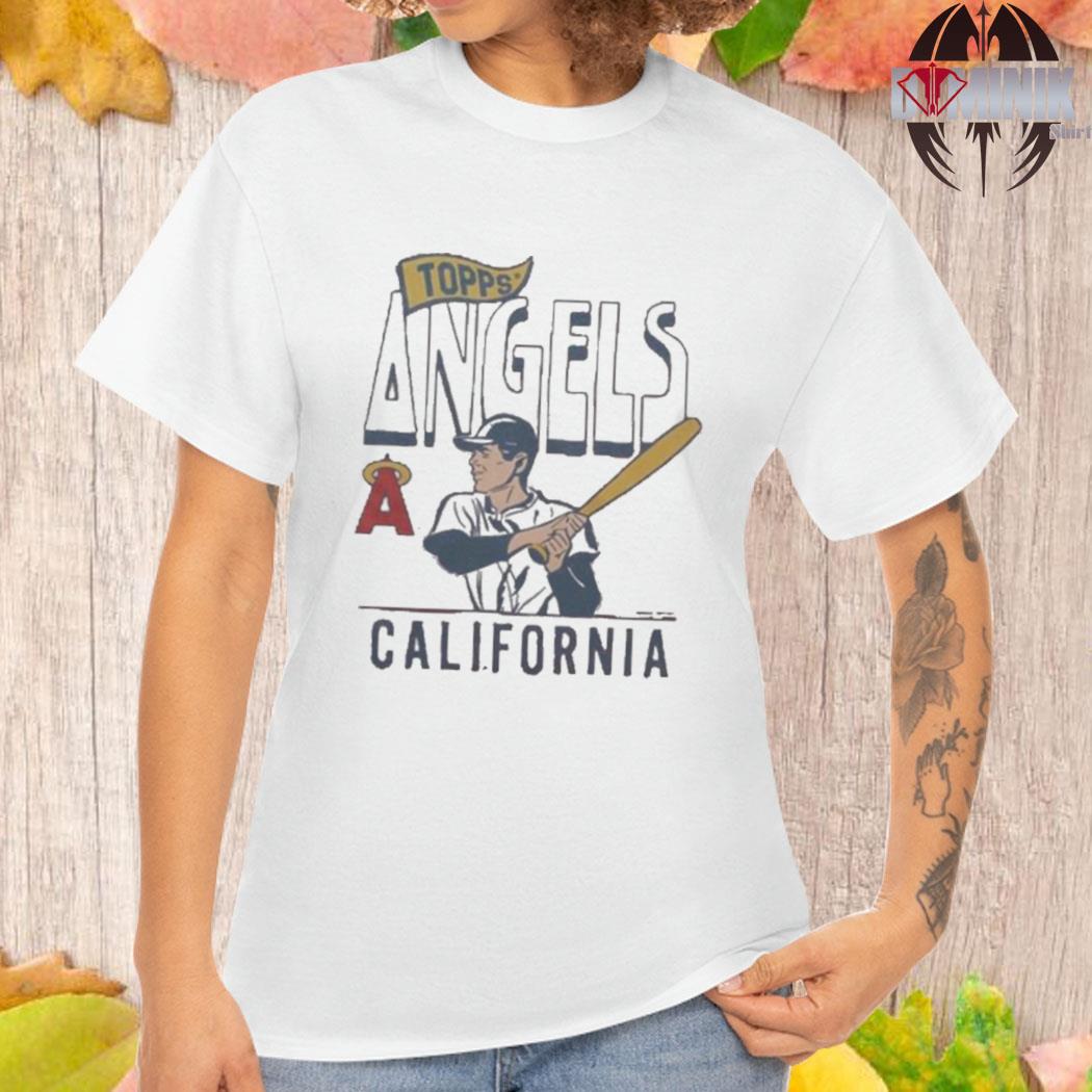 mlb x topps los angeles angels shirt T Shirt - Limotees