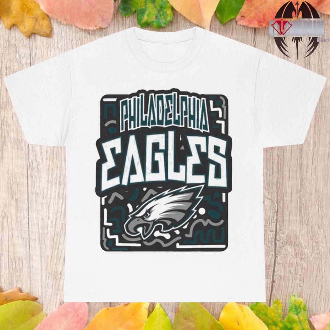 NFL Team Apparel Youth Philadelphia Eagles Tribe Vibe White T-Shirt