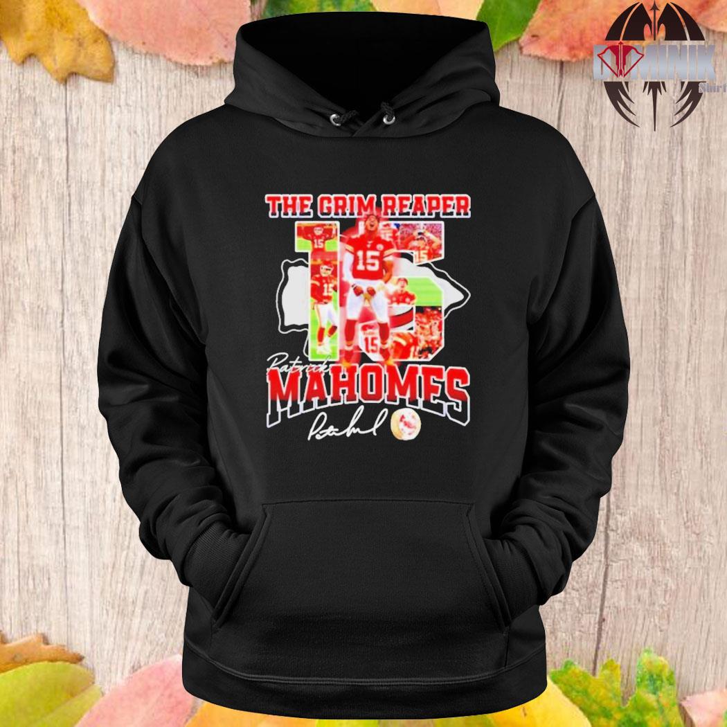 Patrick Mahomes when it's grim be the grim reaper believe shirt, hoodie,  sweater, long sleeve and tank top