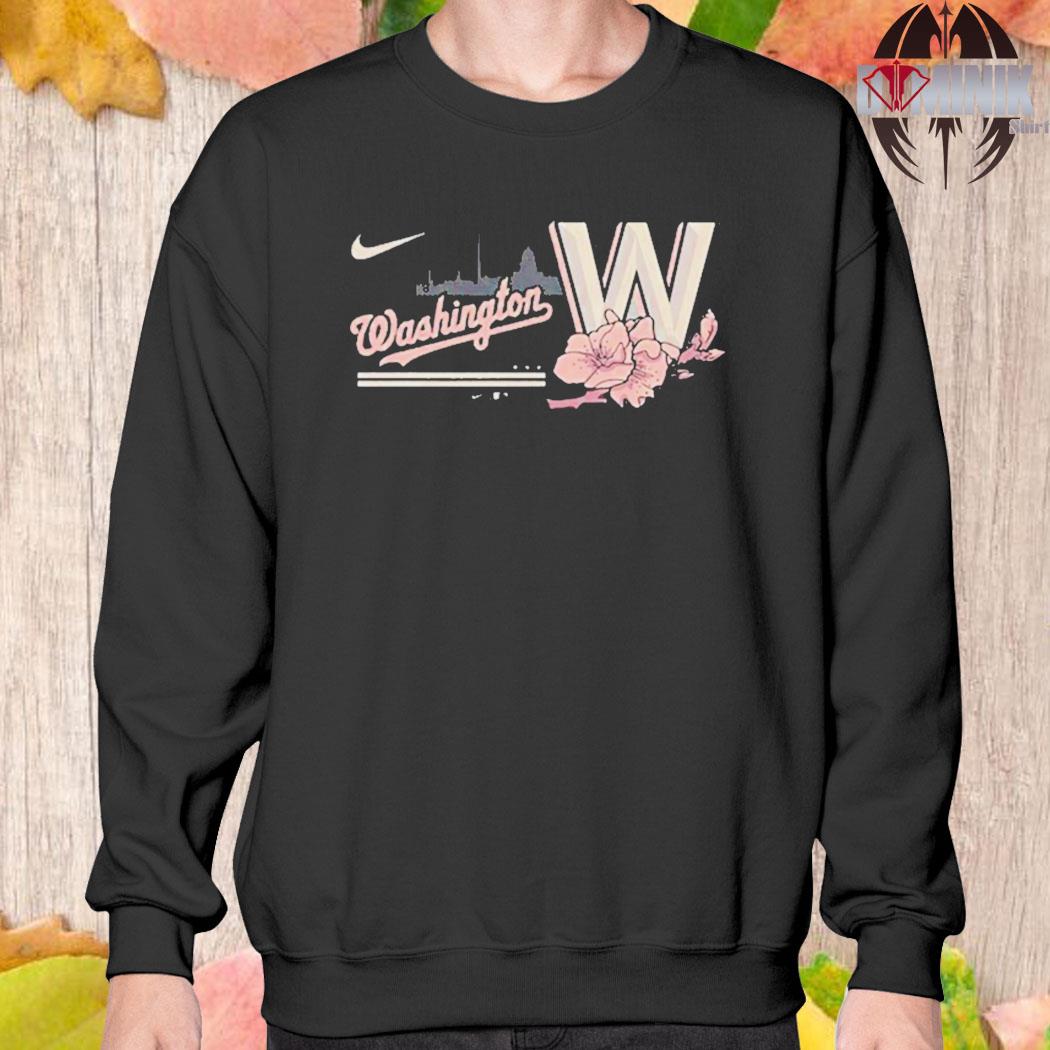 Washington nationals nike Washington skyline T-shirt, hoodie, sweater, long  sleeve and tank top