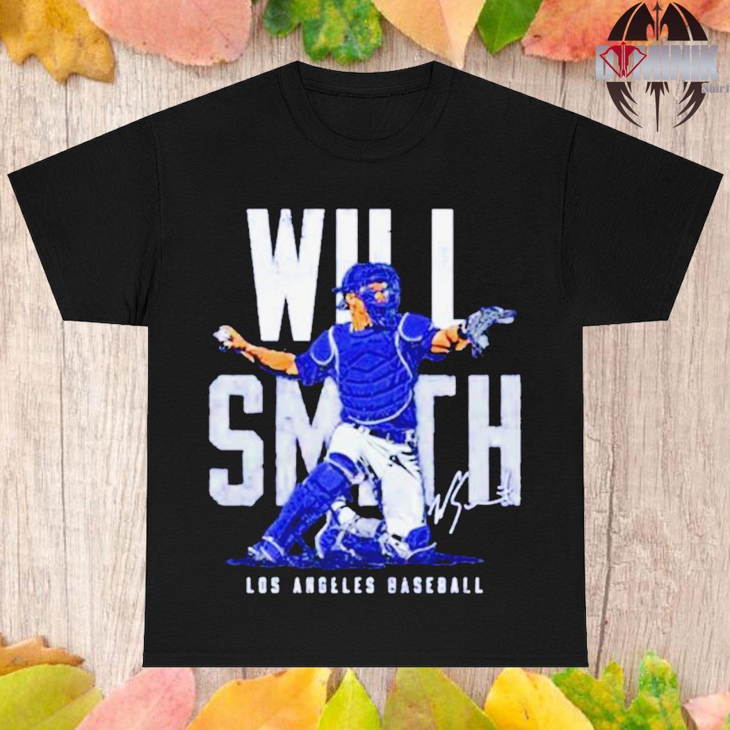 Men's Will Smith Los Angeles Dodgers Roster Name & Number T-Shirt