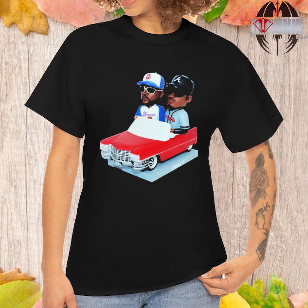 Official Atlanta braves outkast bobblehead T-shirt, hoodie, tank top,  sweater and long sleeve t-shirt