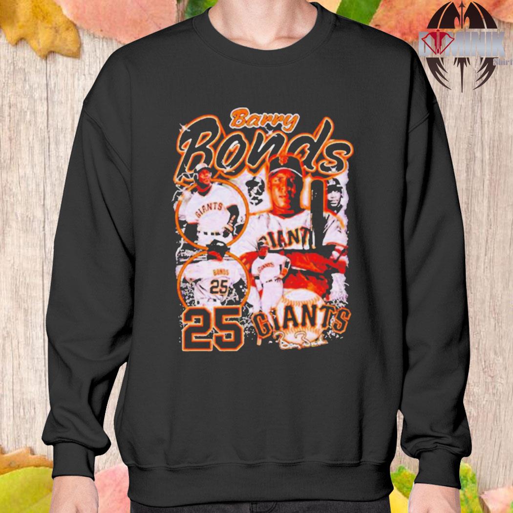 Barry Bonds 25 San Francisco Giants baseball player signature Vintage shirt,  hoodie, sweater, long sleeve and tank top