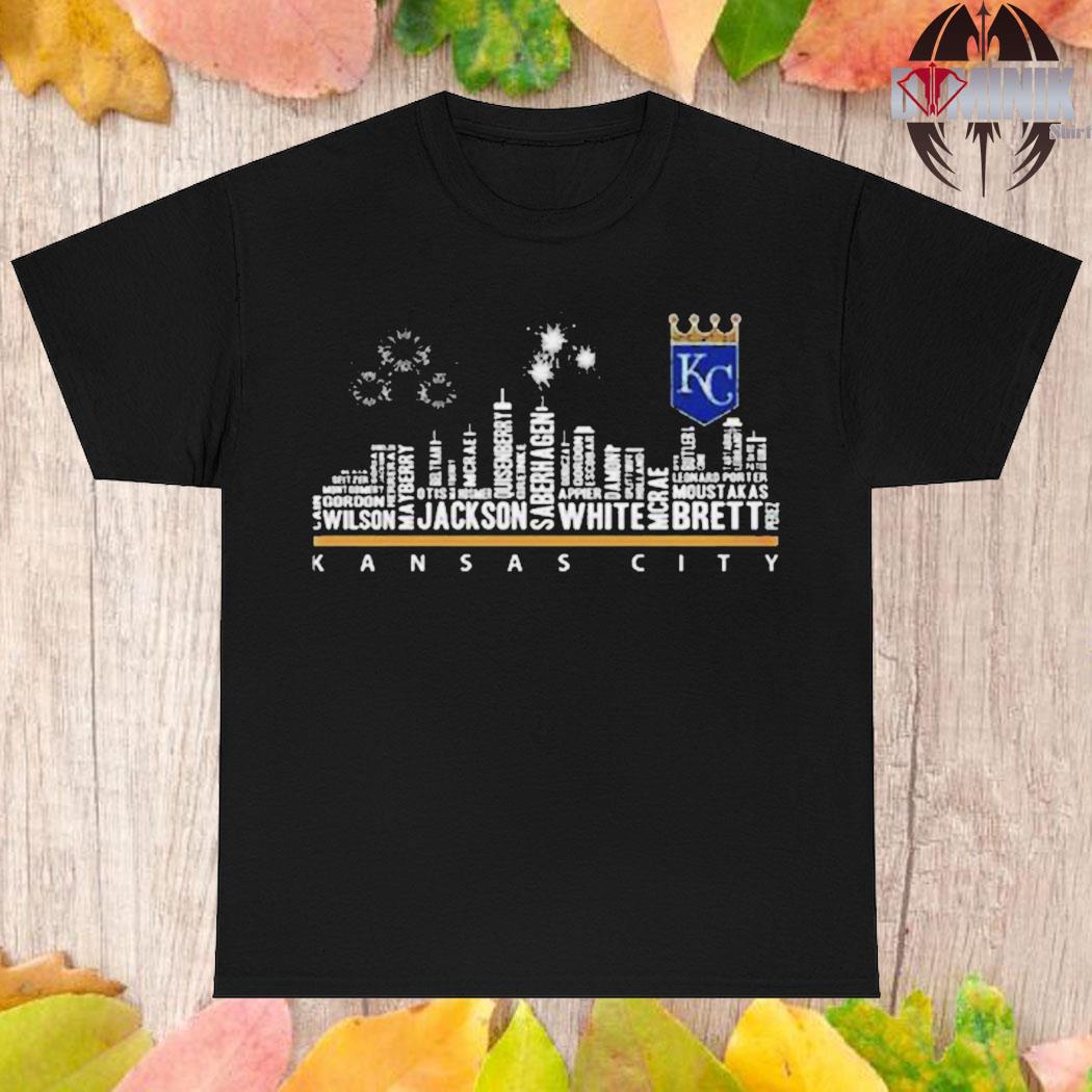 Kansas City Royals Players Names Skyline 2023 shirt, hoodie