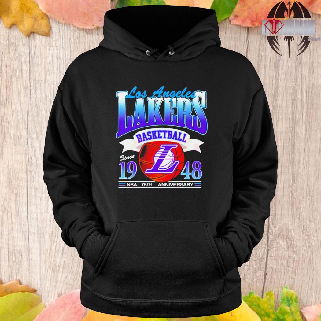 Los angeles Lakers basketball since 1948 NBA 75th anniversary shirt,  hoodie, longsleeve, sweatshirt, v-neck tee