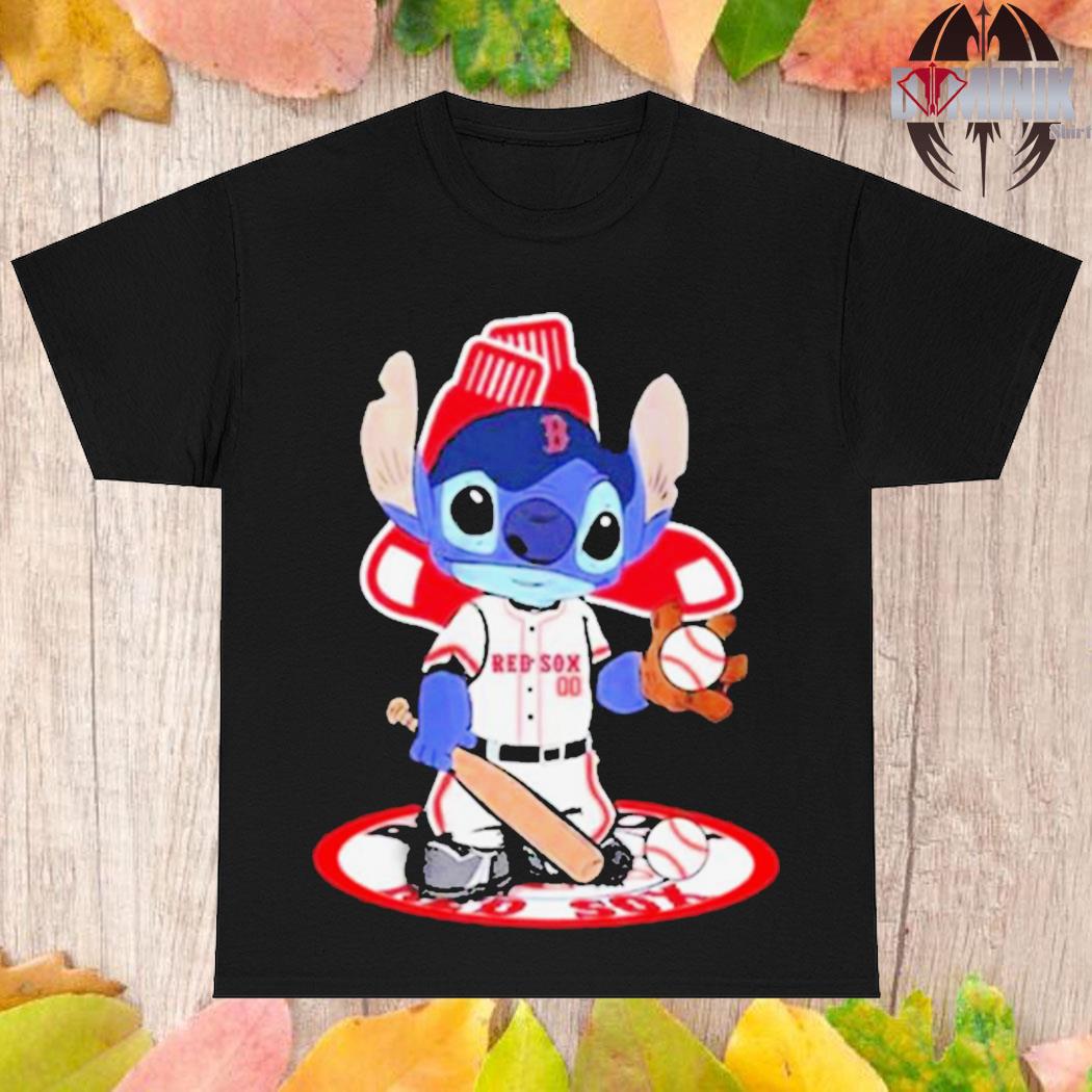 Boston Red Sox Stitched Baseball Tee Shirt