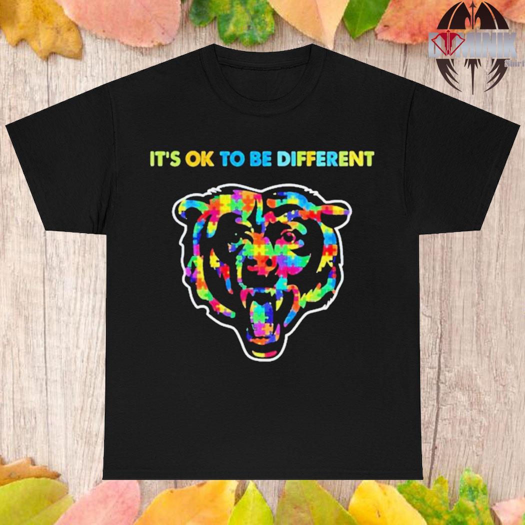 Chicago Bears GRANDKIDS Autism It's Ok To Be Different shirt, hoodie,  sweater, long sleeve and tank top