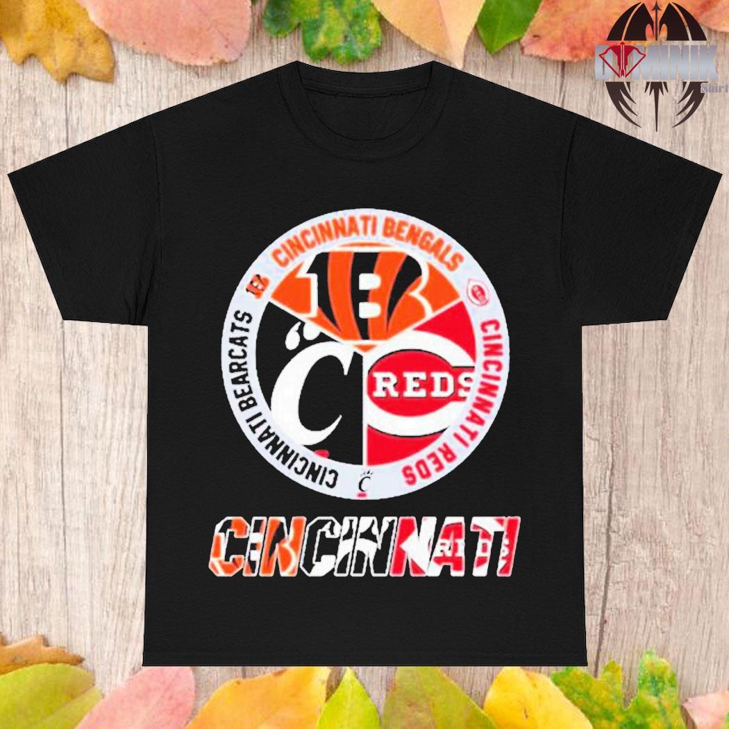 Official CincinnatI bengals reds bearcats city of champions 2023 T-shirt,  hoodie, tank top, sweater and long sleeve t-shirt