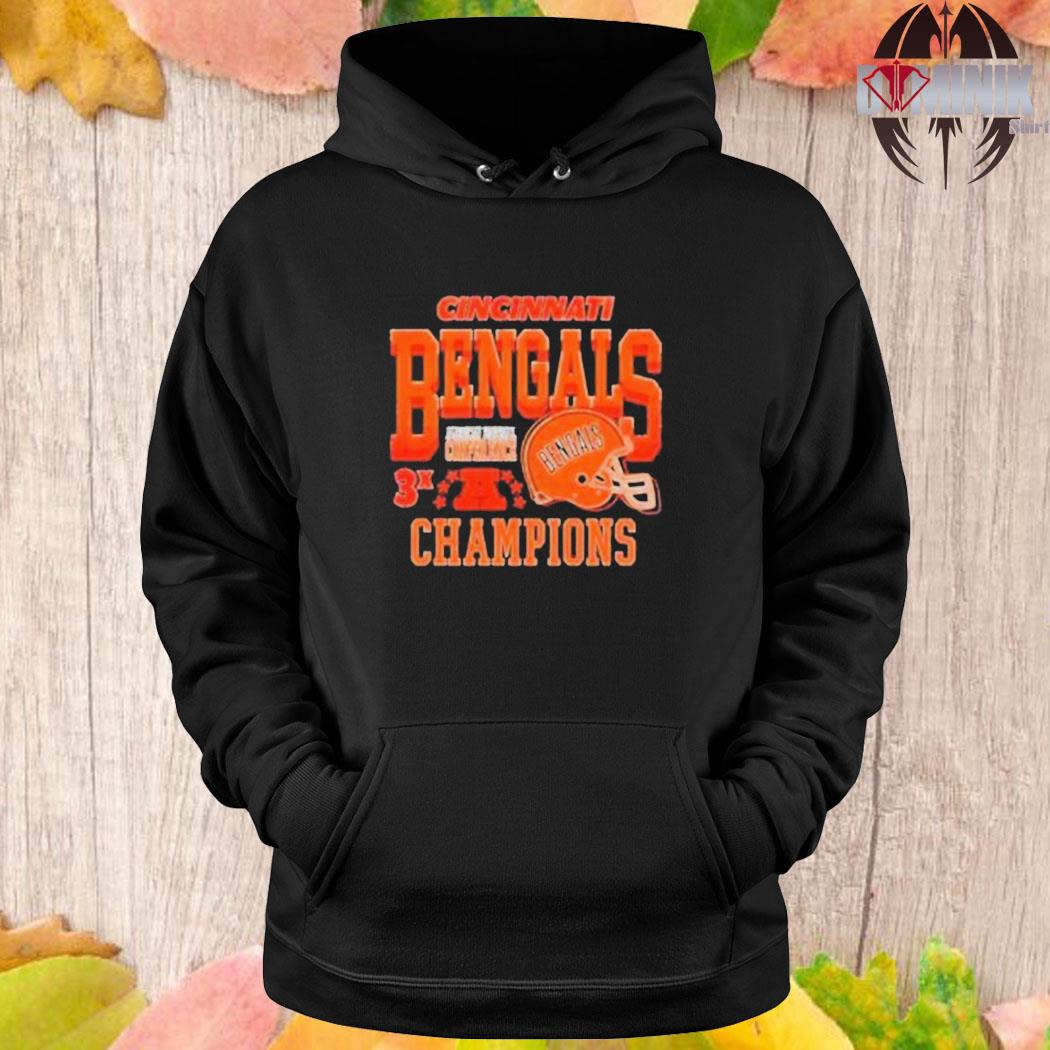 Logo CincinnatI bengals vintage 3x championship shirt, hoodie, longsleeve,  sweater