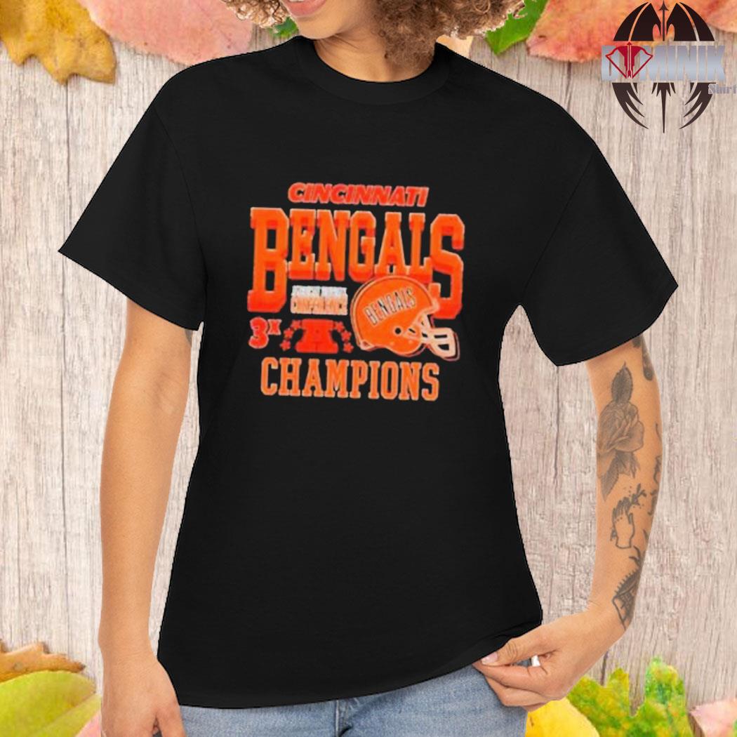 Logo CincinnatI bengals vintage 3x championship shirt, hoodie, longsleeve,  sweater