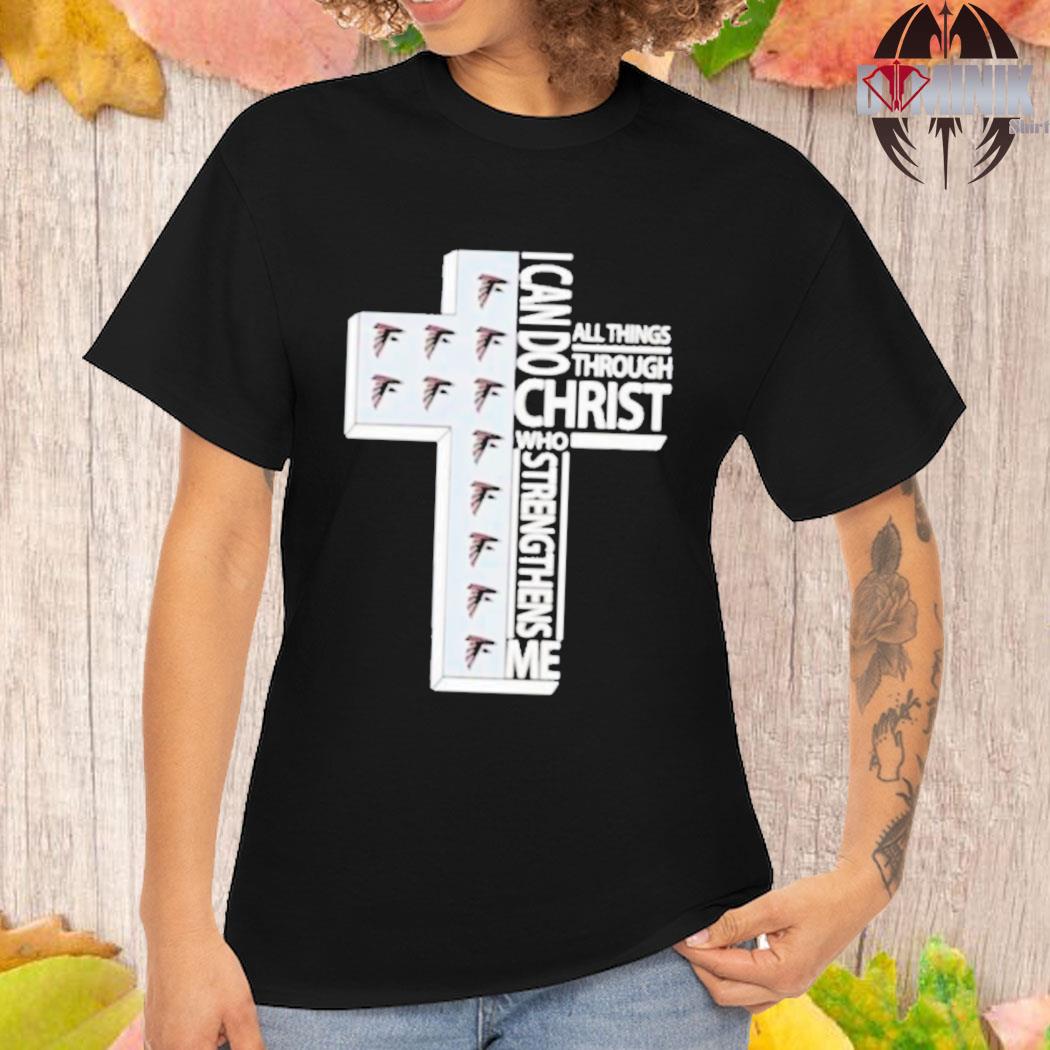 I Can Do All Things Through Christ Atlanta Falcons T Shirts – Best