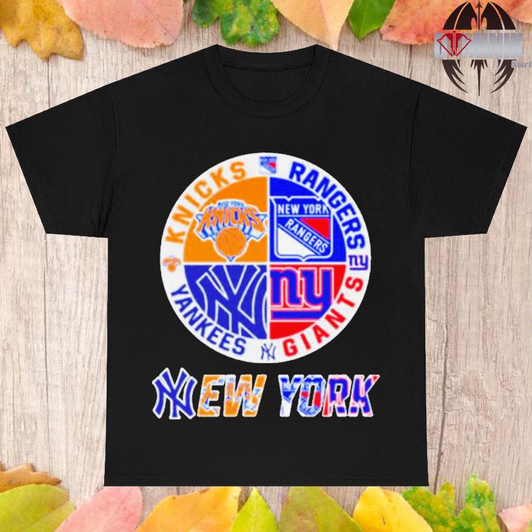 Official Knicks rangers yankees and giants new york sport teams T-shirt,  hoodie, sweater, long sleeve and tank top