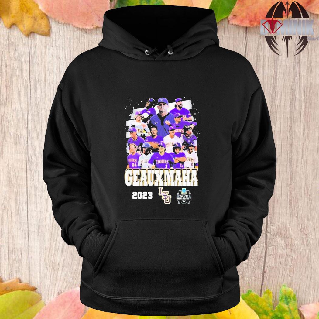 Official lsu Tigers Team Geauxmaha 2023 Mens World Series Shirt, hoodie,  sweater, long sleeve and tank top