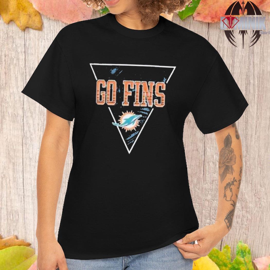 Fins Up Miami Dolphins Youth T Shirt Miami Dolphins Fan Gifts - Happy Place  for Music Lovers