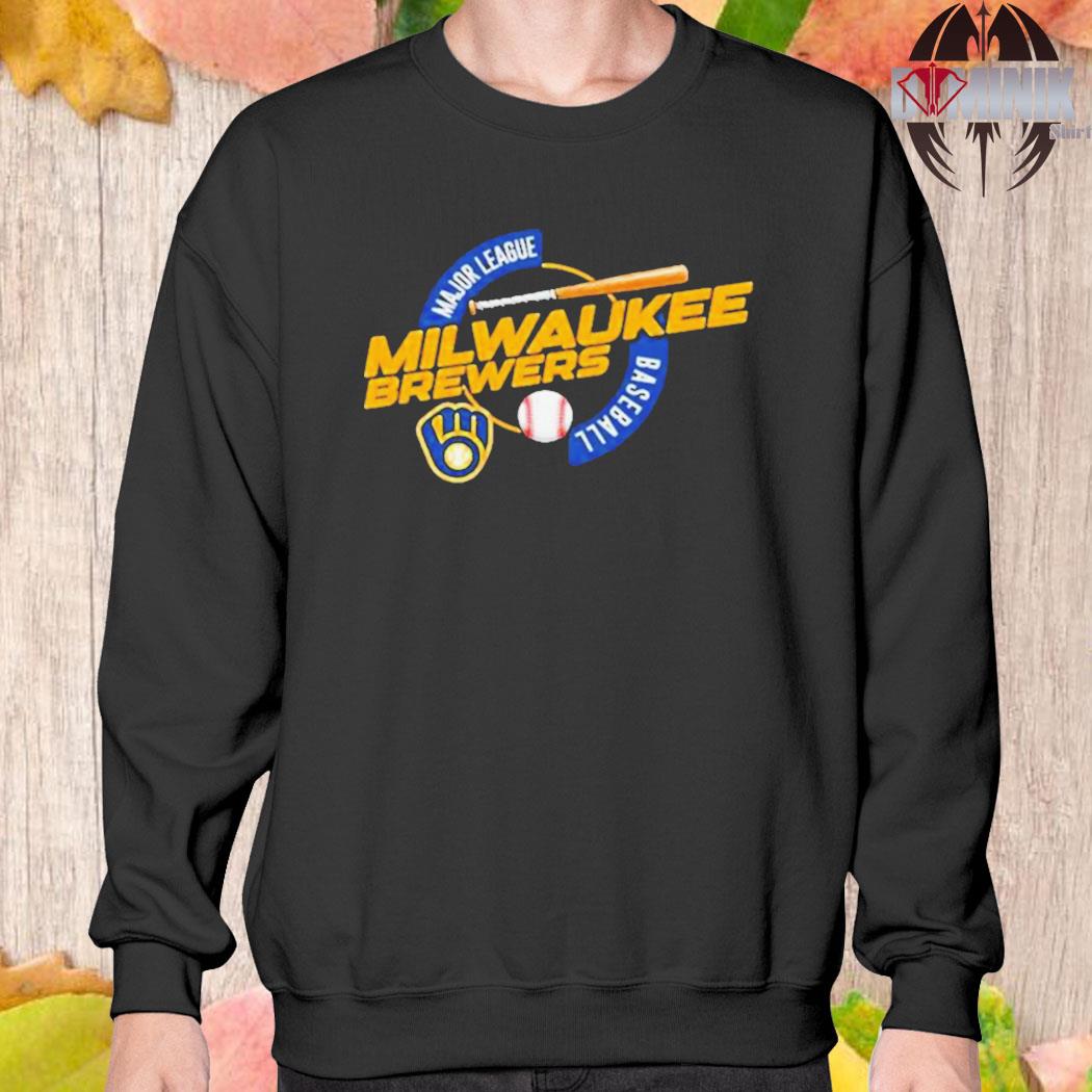 Official Milwaukee brewers major league baseball team logo 2023 T-shirt,  hoodie, tank top, sweater and long sleeve t-shirt